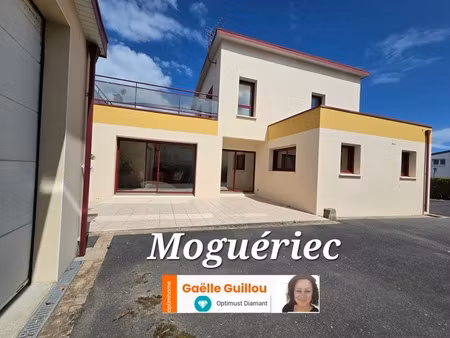 mogueriec - sibiril : contemporaine de 140m² - vie de plain pied - a deux pas des plages e