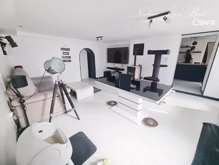 t3 79 m² rénové avec garage + parking esprit maison