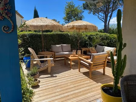 appartement 3 pièces en rez de jardin - les issambres