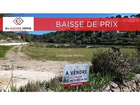 cotignac terrain constructible dans un cadre naturel d'exception