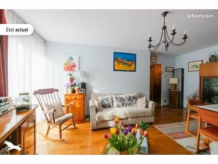 appartement 3 pièces 63 m²
