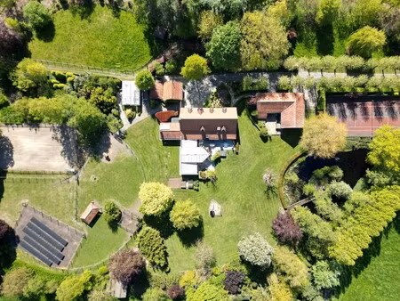 uitzonderlijk landhuis met fraaie tuinen - vijver - weides ...