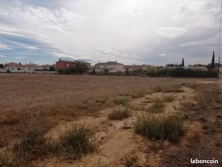 terrain 368 m² lignan sur orb