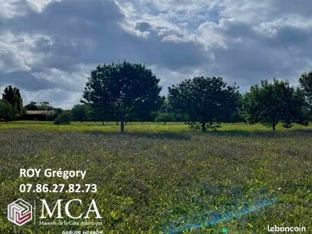 terrain 397 m² mornac sur seudre