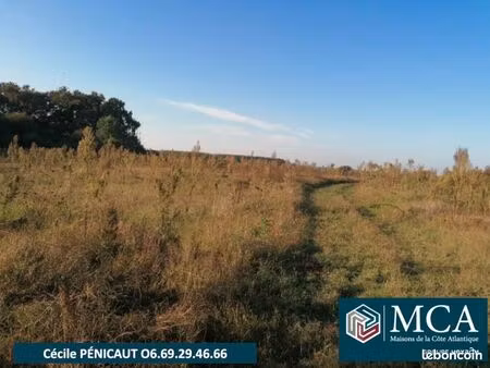 terrain 600 m² prechacq les bains
