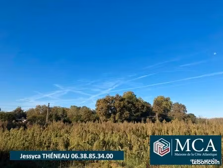 terrain 854 m² saugnac et cambran