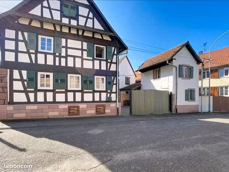 maison alsacienne 162 m² avec dépendances – terrain 664 m² – ittenheim