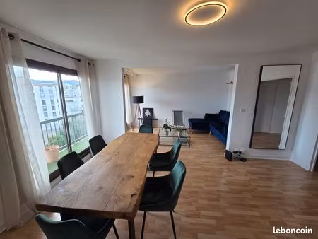 grand t3 meublé de 79 m² – terrasse plein sud – parking couvert – proche gare