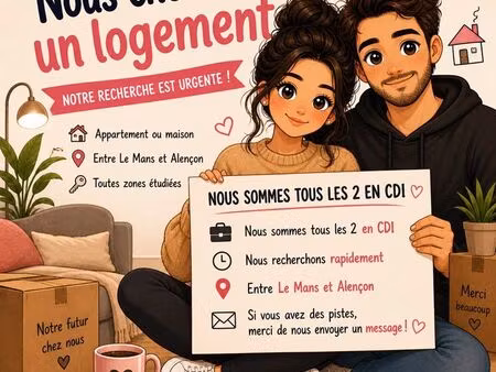 urgent recherche location entre le mans et alençon
