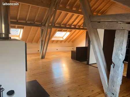 a louer entre annecy et geneve maison mitoyenne de 180m2 avec cuisine equipee  jardin de 5