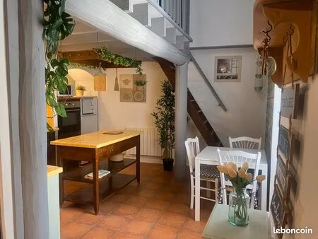studio meublé en duplex
