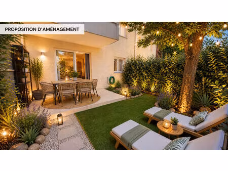 vente appartement 2 pièces  37.59m²  narbonne