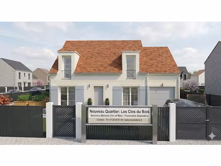 vente maison neuve 6 pièces 114.55 m² à lesches (77450)  319 500 €