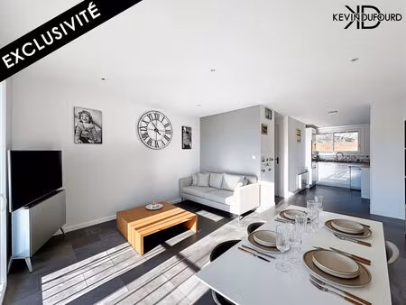 appartement 60 m² + garage + cave + balcon à labegude