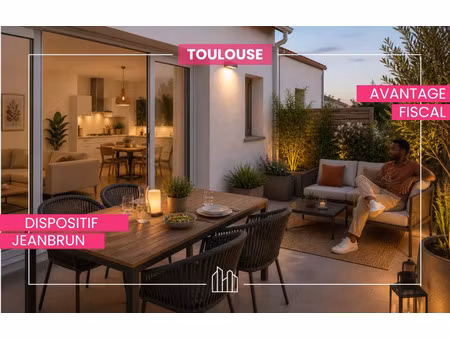 vente appartement neuf 4 pièces 82m2 toulouse - 317000 € - surface privée