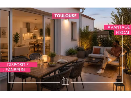 vente appartement neuf 4 pièces 83m2 toulouse - 316000 € - surface privée