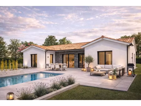 vente maison à construire 116 m² baurech (33880)