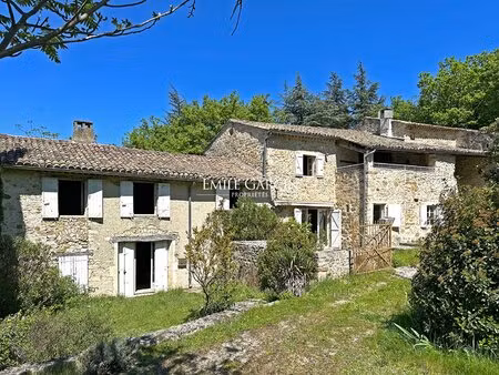 a vendre  drôme provençale  authentique ferme du xviiième à rénover avec 2 hectares