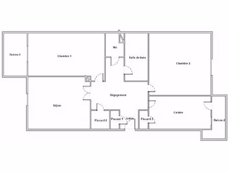appartement t3 avec cave et garage av. félix faure - vendu loué 934€/mois