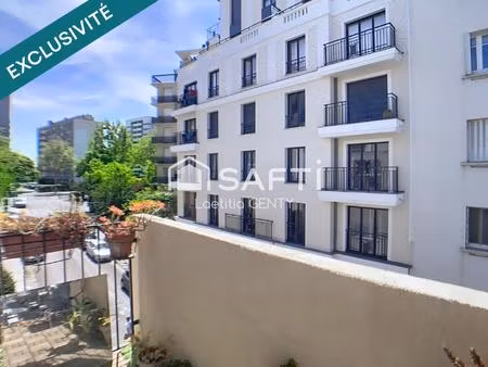 colombes - 2 pièces avec balcon  parking et cave