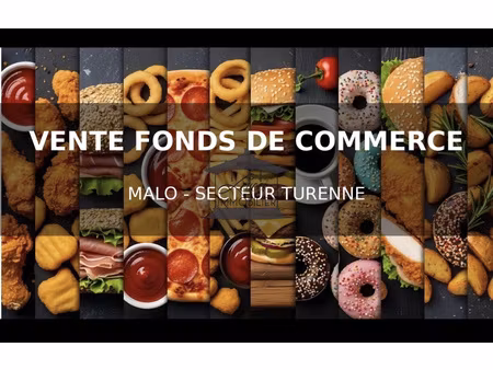 fond de commerce restauration emplacement no1 secteur malo