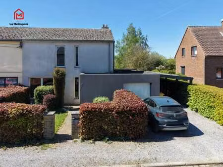 maison 3 facades 3 ch + garage + carport + jardin