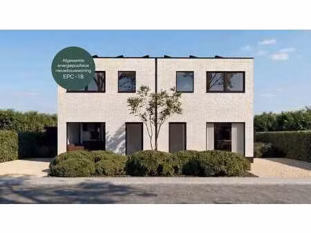 afgewerkte energiepositieve (epc -18) nieuwbouwwoning