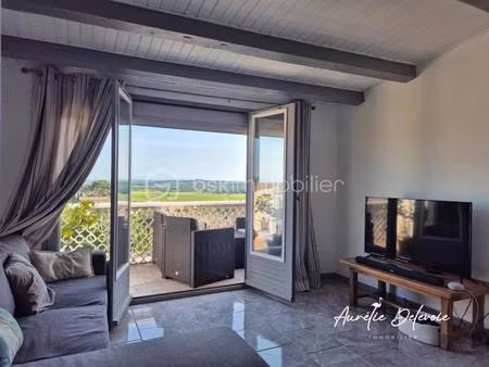 maison de village avec terrasse de toit et vue - murviel lès béziers