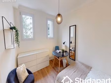 chambre 1 pièce 11 m²