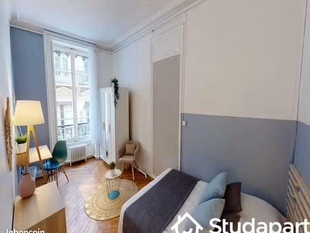 chambre 1 pièce 13 m²