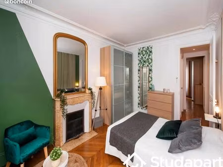 chambre 1 pièce 15 m²