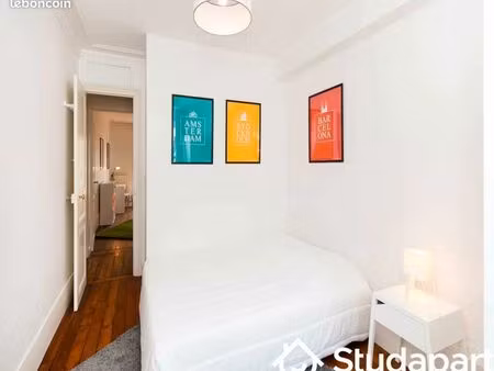 chambre 1 pièce 13 m²