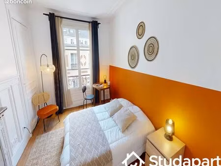 chambre 1 pièce 14 m²