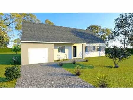 terrain avec maison neuve à vendre