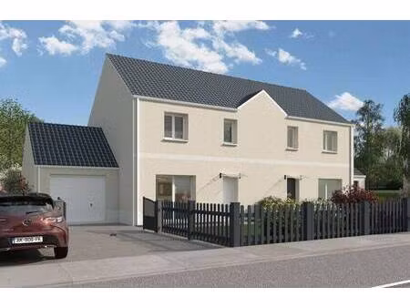 terrain avec maison neuve à vendre