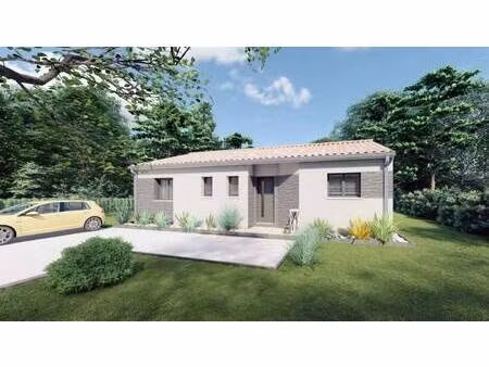terrain avec maison neuve à vendre