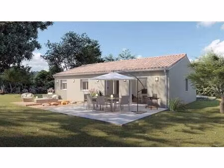 terrain avec maison neuve à vendre