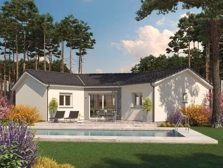 terrain avec maison neuve à vendre