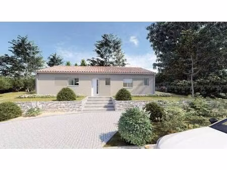 terrain avec maison neuve à vendre