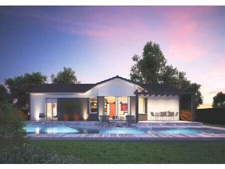 terrain avec maison neuve à vendre