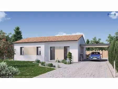 terrain avec maison neuve à vendre