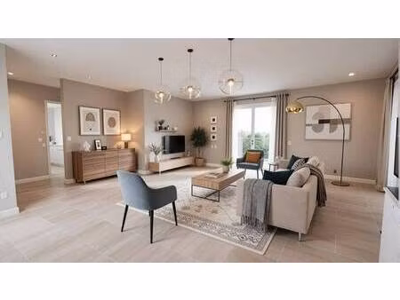 terrain avec maison neuve à vendre