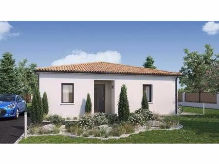 terrain avec maison neuve à vendre