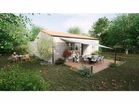 terrain avec maison neuve à vendre