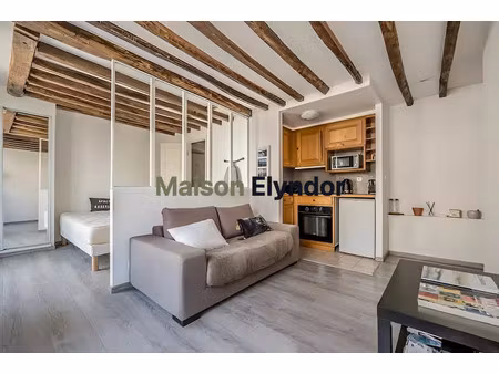 studio à louer – paris 4ᵉ – meublé
