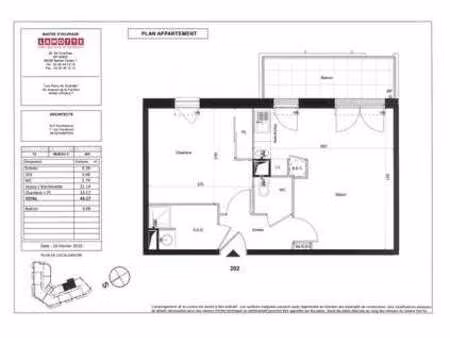 location appartement 2 pièces à orvault (44700) : à louer 2 pièces / 43m² orvault