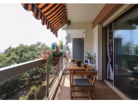 nice chambrun - 2p meublé 31m² environ / terrasse + vue mer