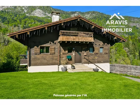 chalet madrier de 135 m2 habitable