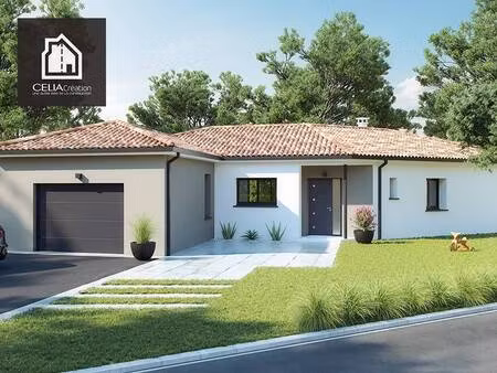 terrain avec maison neuve à vendre