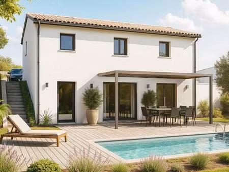 terrain avec maison neuve à vendre